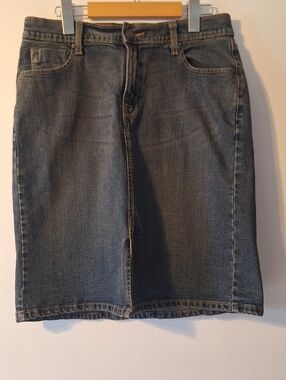 Levi Strauss Denim Mini Skirt in Blue